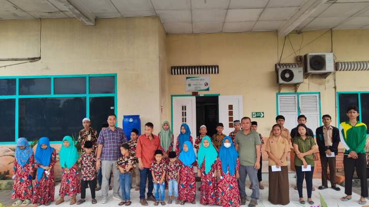 HUT PTPN ke 27, PTPN IV Kebun Adolina Bagikan tali asih kepada Yatin Piatu