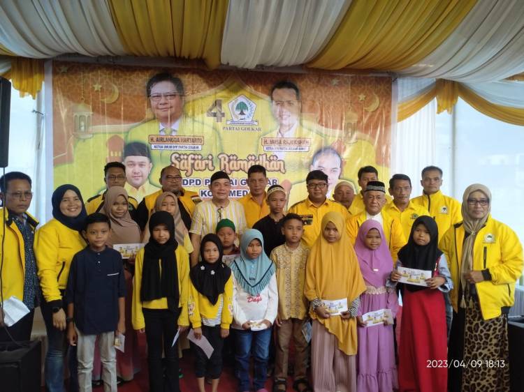 Safari Ramadhan DPD Golkar Medan, Ratusan Masyarakat Siap Memenangkan Golkar Di Pemilu 2024