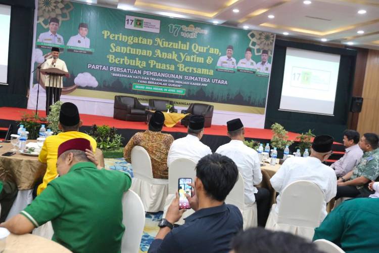 Musa Rajekshah Ajak Jaga Suasana Kondusif di Sumut Pada Peringatan Nuzulul Quran PPP