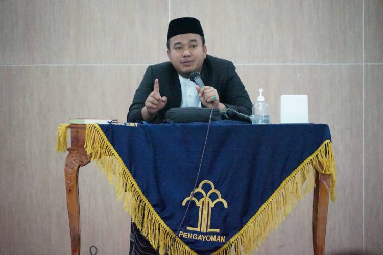 Ustaz Jarot Ajak Pegawai Kanwil Kemenkumham Sumut Untuk Mensyukuri Datangnya Ramadhan