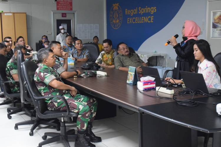 Pangdam I/BB Silaturahmi Ramadhan ke PT Aqua Farm Indonesia