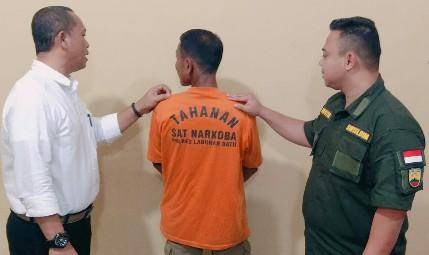 Kolaborasi TNI-Polri, Bandar Narkoba Berstatus Napi Diciduk Personil Intel Kodim LB Dan Sat Res Narkoba Polres Labuhanbatu