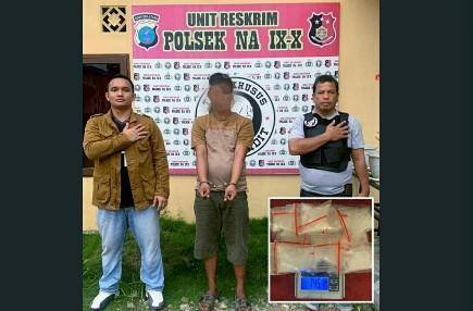 Residivis Kembali Berulah, 74 Gram Sabu Disita Polsek Nasembilan-sepuluh Dari Tangan SB