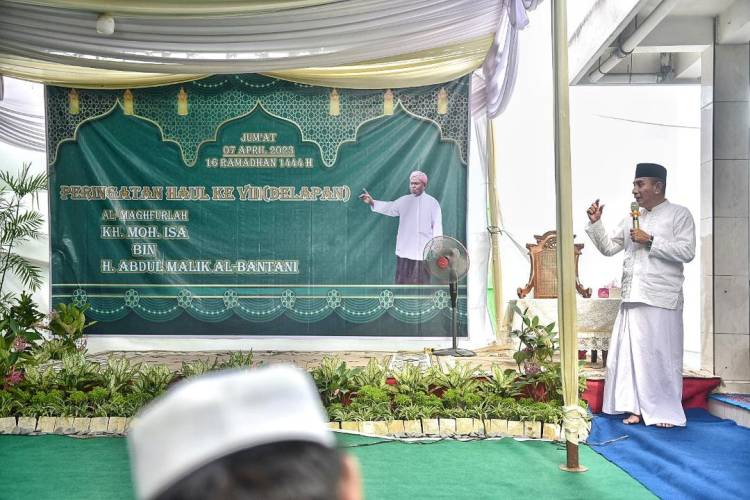 Edy Rahmayadi Hadiri Haul ke-8  KH Moh Isa Bin Abdul Malik Al Bantani