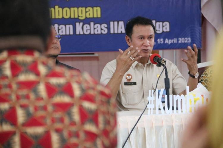 Kakanwil Kumham Sumut Lakukan Pembinaan dan Monev Lapas Sibolga, Kanim Sibolga dan Bapas Sibolga