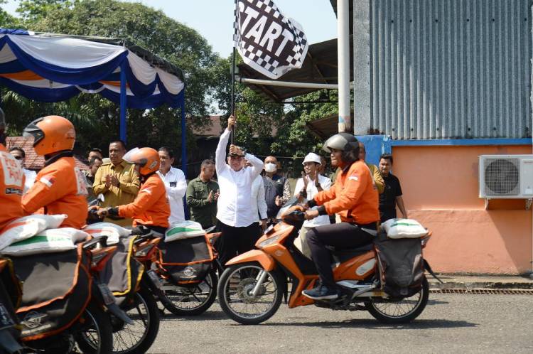 Edy Rahmayadi Lepas Penyaluran Bantuan Beras 9.000 Ton, Ini Pesan Tegasnya