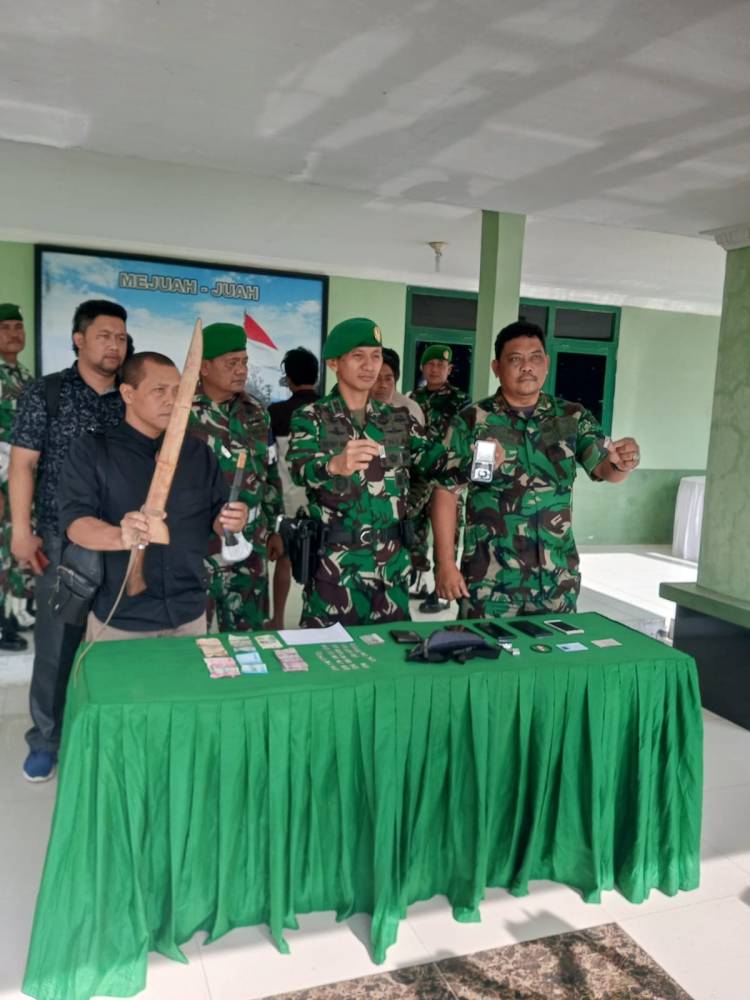Intel Kodim 0205/TK Bekuk Bandar Narkoba di Kecamatan Mardinding