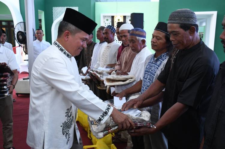 Pangdam I/BB Resmikan Masjid Al Iman Al Musannif Yon Armed 2/KS