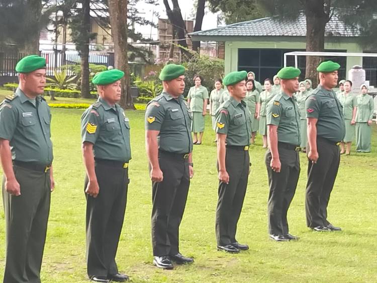 Dandim 0205/TK : Kenaikan Pangkat ini Diharapkan Dapat Menjadi Pendorong Semangat Kerja
