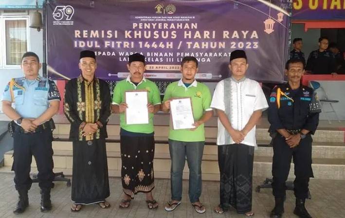 Sebanyak  5.307 Narapidana Kemenkum dan HAM Aceh Remisi, Dua Bebas