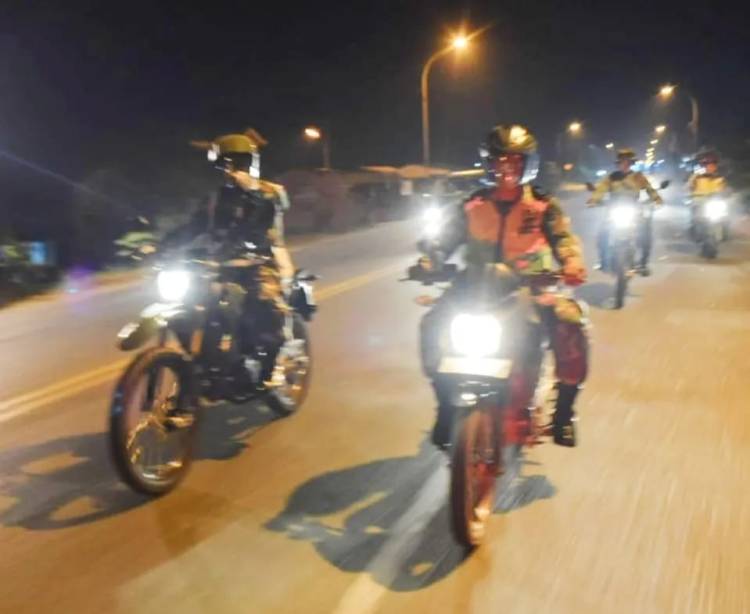 Kodim 0204/DS Gelar Patroli Keliling Cegah Kriminalitas Jalanan