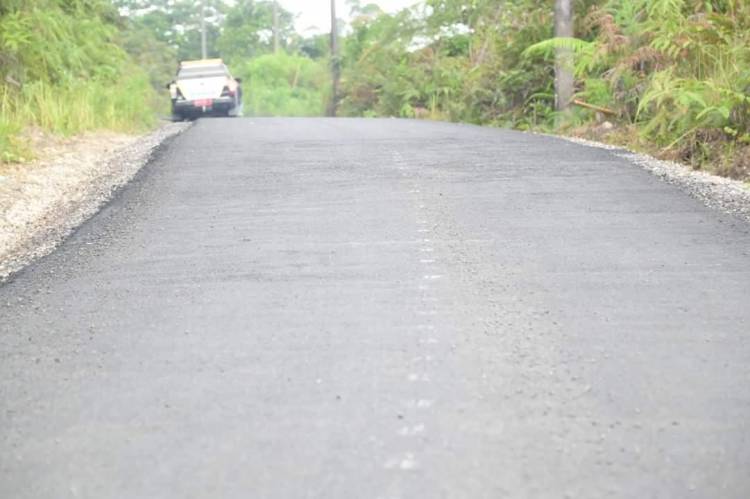 Jalan Pusuk-Parlilitan di Humbahas Sudah Mulus, Warga Senang