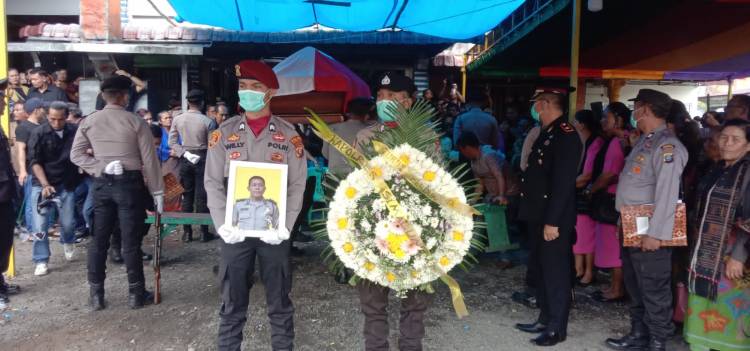 Polres Simalungun dan Masyarakat Berduka, AIPDA Joner Tampubolon Dimakamkan
