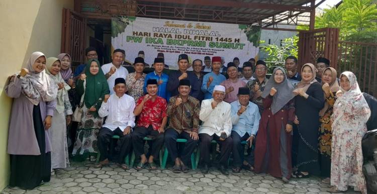 PW IKA BKPRMI SUMUT Laksanakan Acara Halal Bihalal Hari Raya Idul Fitri 1445 H