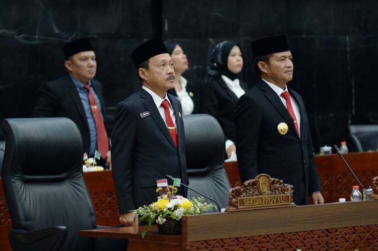 Sampaikan LKPJ TA 2023, Pj Gubernur Sampaikan Realisasi Pendapatan Daerah Sumut Capai Rp12,7 Triliun