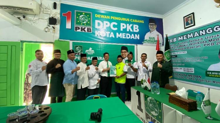 Usai Daftar Calon Walikota ke Golkar dan PKS, Prof Ridha Merapat ke PKB