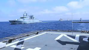KRI Diponogoro-365 Laksanakan Advance Manouvering  Exercise Bersama Unsur MTF 448  UNIFIL
