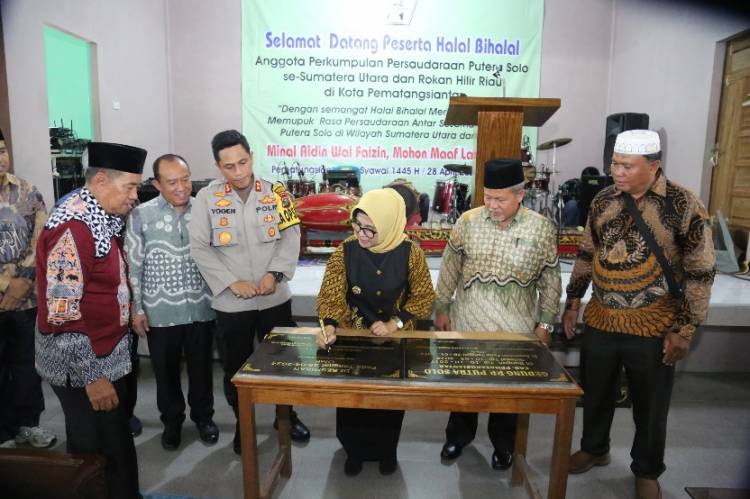 Wali Kota Tandatangani Prasasti Gedung P3S Kota Pematangsiantar Bersama Kapolres