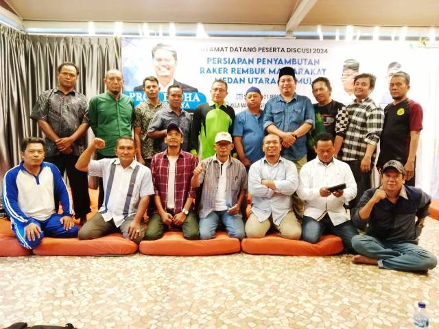 Rapat Kerja Rembuk Masyarakat Medan Utara Hasilkan Dukungan kepada Prof.Ridha sebagai Calon Walikota Medan