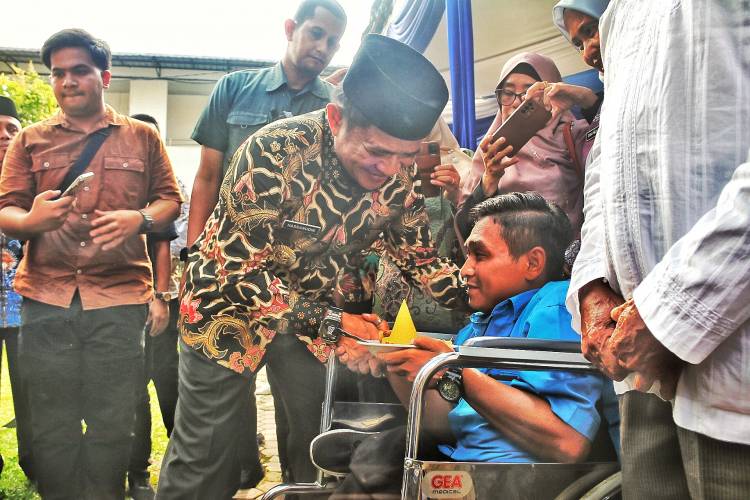 Pj Gubernur Rayakan HUT ke-76 Provinsi Sumut Bersama PPKS