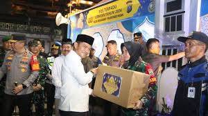 Pejabat Gubenur dan Forkopimda Sumut Pantau Pos Pengamanan Terpadu