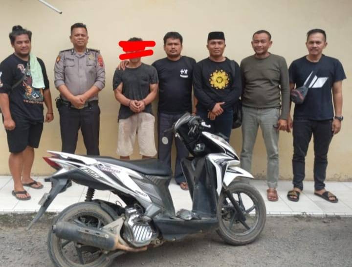 Jelang Lebaran 1445 H/2024 M Pelaku Curanmor Terpaksa Menginap Di Sel Polsek Bandar Pulau