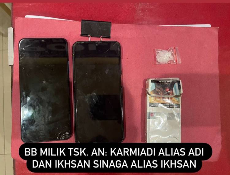 Polres Labusel Gerebek Lokasi Transaksi Sabu di Desa Losari