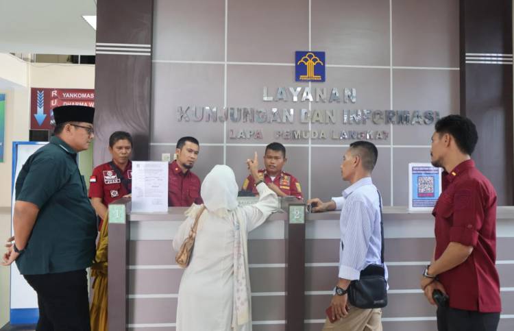 Divisi PAS Kantor Wilayah Kemenkumham Sumut Lakukan Monitoring ke Lapas Pemuda Langkat