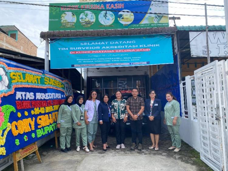 Klinik Pratama Kelsina Kasih Berastagi Jalani Survei Akreditasi dari Lembaga Penyelenggara Akreditasi dan Pelayanan Kesehatan Paripurna
