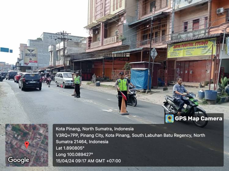 Aman dan Lancar, Polres Labusel Lakukan Pengaturan Arus Balik