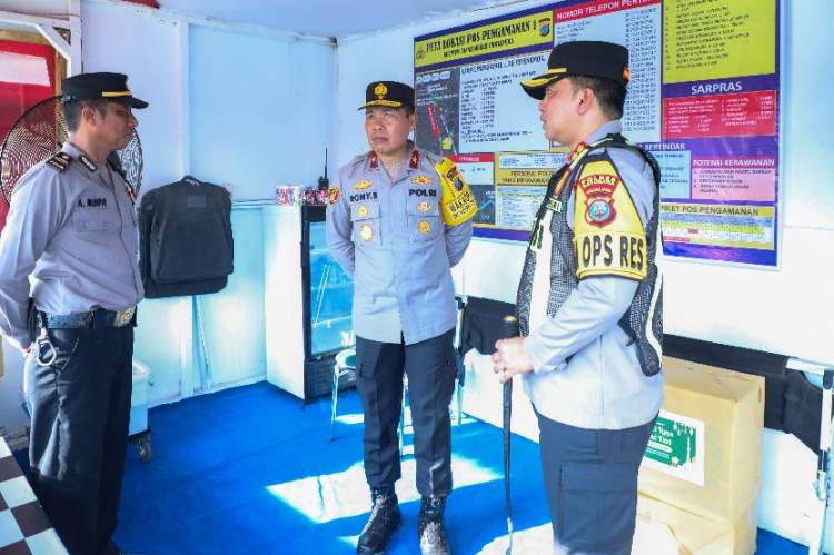 Cek Pos PAM I Tanah Merah, Wakapolda Sumut : Perhatikan Potensi Gangguan yang Sudah Dipetakan