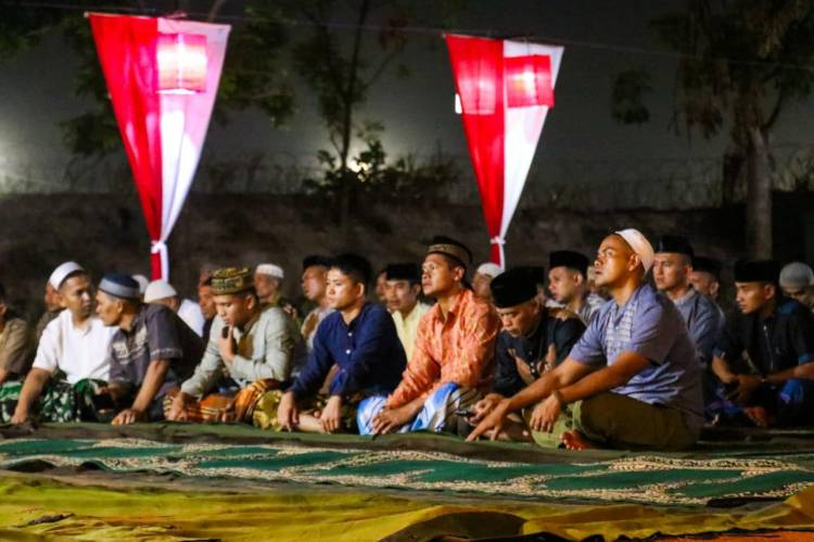 Gema Takbir Satgas Kizi TNI Konga di Bumi Afrika
