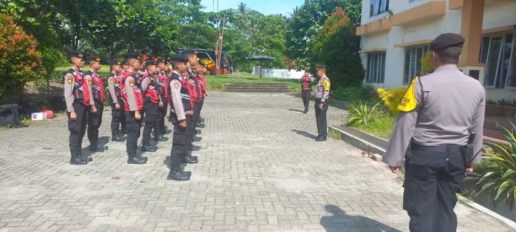 Polres Siantar Lepas Kepulangan Personil Bko Dit Samapta Polda Sumut