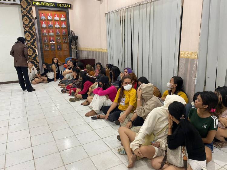 Bulan Ramadhan Beroperasi, Polisi Razia Diskotik Blue Star Binjai, Puluhan Orang Positif Narkoba