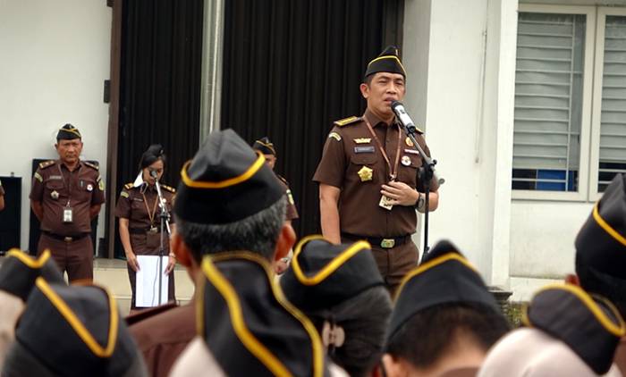 Apel Pagi, Aswas Apresiasi Seluruh Jajaran Kejati Sumut Dapat Peringkat III Nasional Satker Kejaksaan Tinggi Berkinerja Terbaik