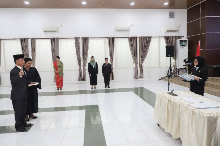 Wali Kota Siantar Susanti Lantik Sekda Pemko Pematangsiantar