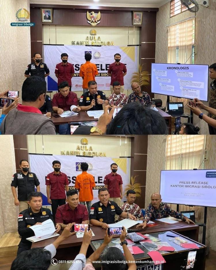 Imigrasi Sibolga Berhasil Amankan Satu Orang WN Nepal DPO Imigrasi