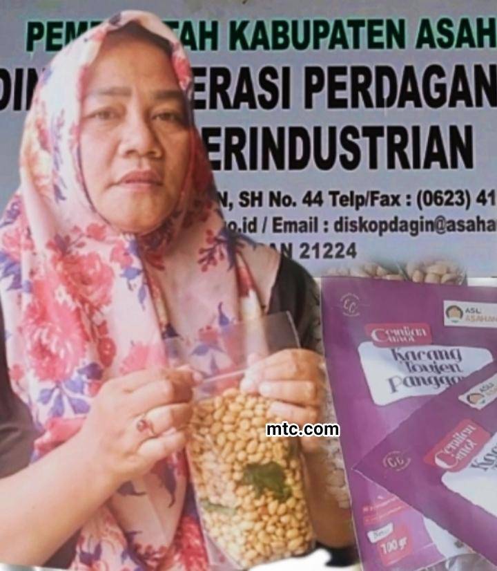 Jelang Lebaran "Kacang Tojin Kampung" Ala Cimot Binaan Dinas Kopdagin Asahan Laris Manis