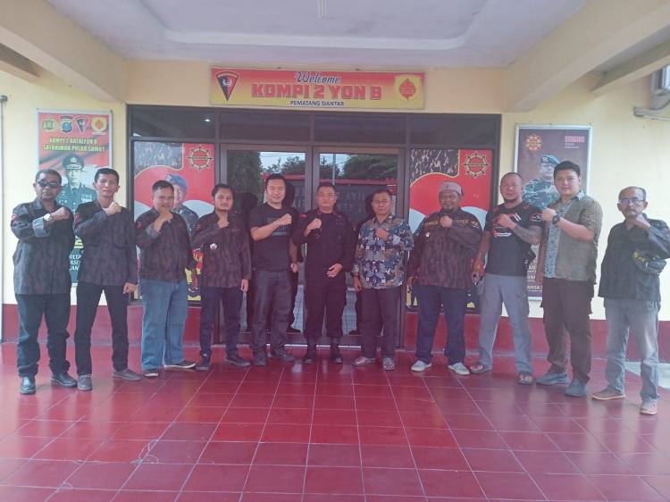 Beraudiensi ke Komandan Kompi 2 Batalyon B Pematangsiantar Sat Brimob Polda Sumatera Utara