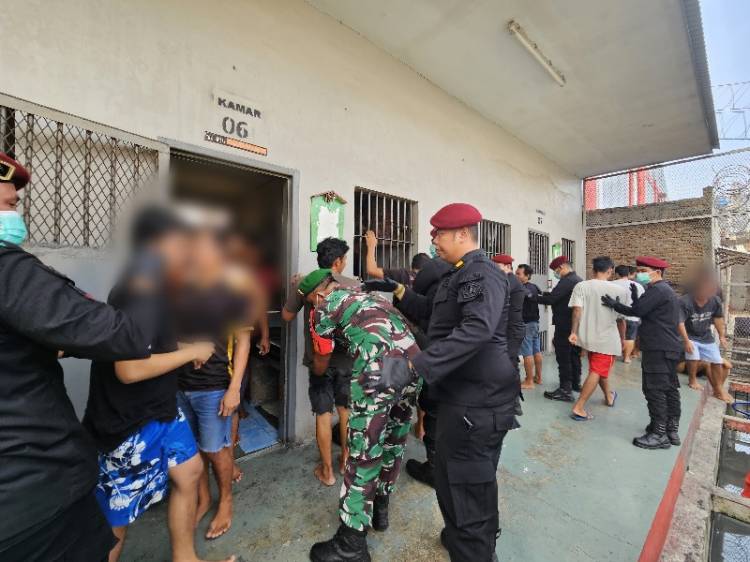 Jelang Hari Raya Idul Fitri 1445 H dan HBP Ke-60, Lapas Pancur Batu Gelar Apel Siaga
