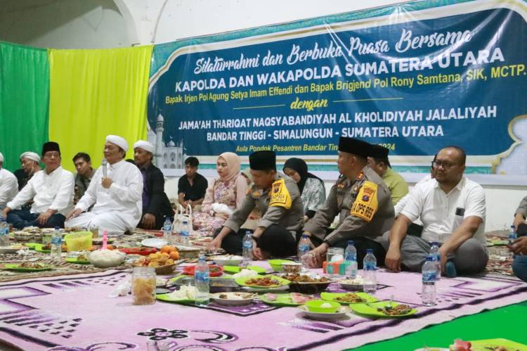 Kapolres Mendampingi Wakapolda Sumut Silaturahmi dan Buka Puasa Bersama Tokoh Agama