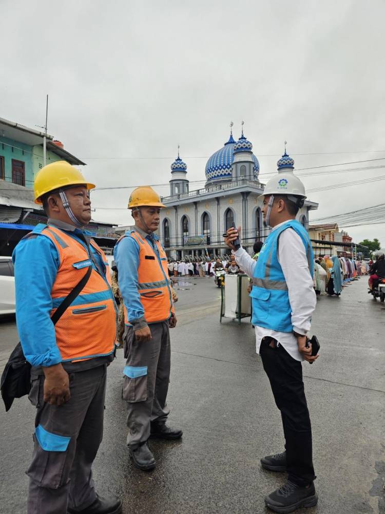Pasokan Listrik PLN di Sumut Aman, Sholat Idul Fitri 1445H Berjalan Khidmat