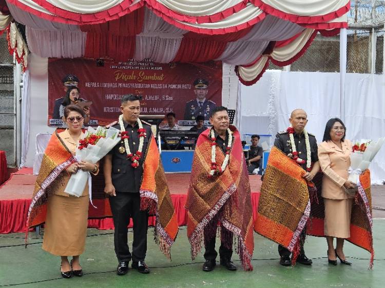 Kakanwil Kemenkumham Sumut Pimpin Acara Pisah Sambut Kalapas Pancur Batu