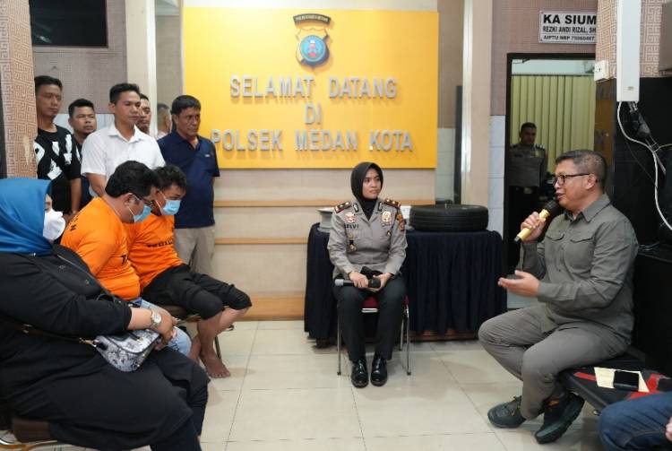 Kapolda Sumut Bangga di Hari Kartini Kapolsek Medan Kota Ungkap Kasus Pencurian
