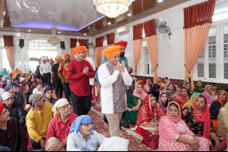Hadiri Vaisakhi bersama Umat Sikh, Pj Gubernur sebut Pluralisme sebagai Kekayaan Sumut