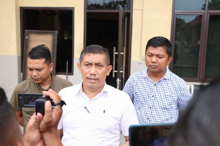 Satreskrim polres Sergai Amankan 3 Unit Dump Truk Galian Pasir Sei Ular