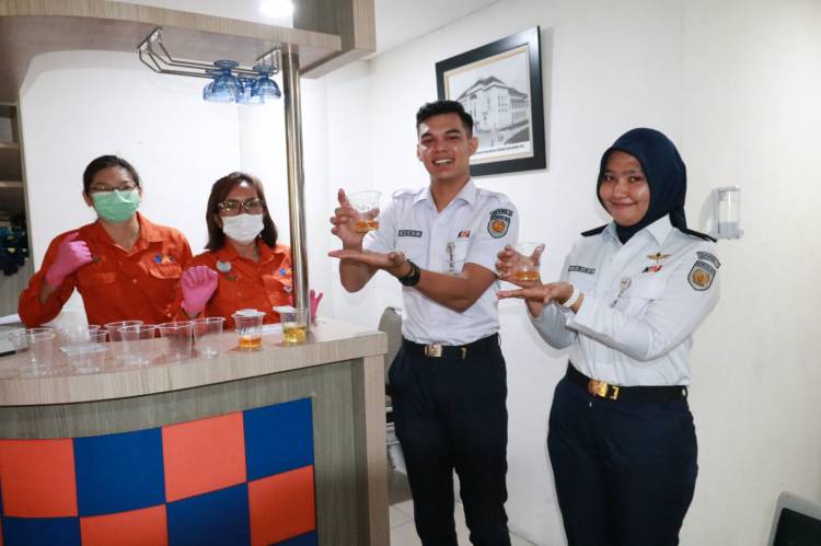 PT KAI Divre I Sumut  Gelar Tes Narkoba  Petugas ASP,  Hasilnya Negatif