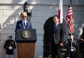 Konferensi Pers Bersama di Rose Garden Gedung Putih, Biden Singgung Jepang