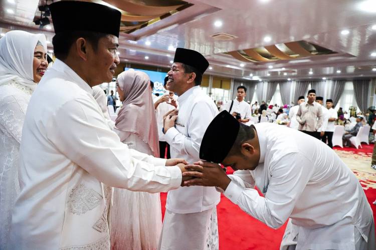 Pj Gubernur Sumut Open House, Ucapkan Selamat Idulfitri dan Ajak untuk Saling Memaafkan