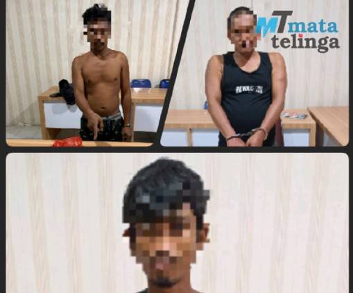 Team Khusus Polres Labuhanbatu Gerebek Sarang Narkoba, Tiga Tersangka Diciduk